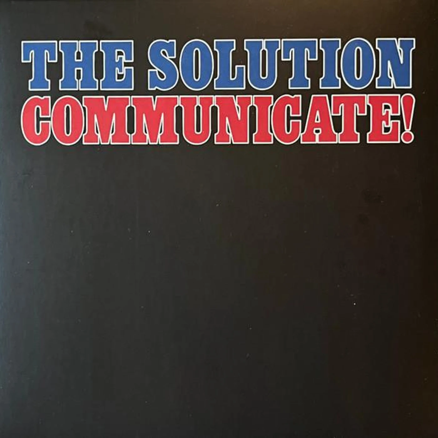 Solution COMMUNICATE! Vinyl Record