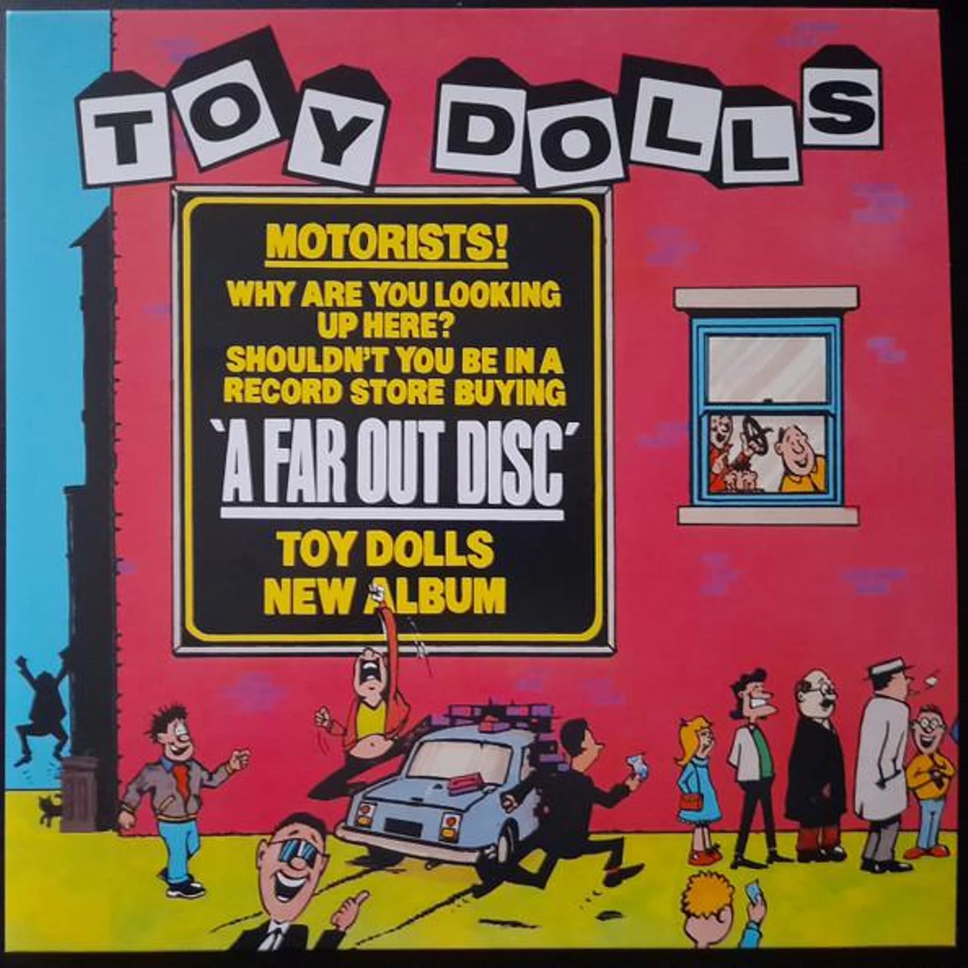 The Toy Dolls FAR OUT DISC (PINK VINYL) Vinyl Record