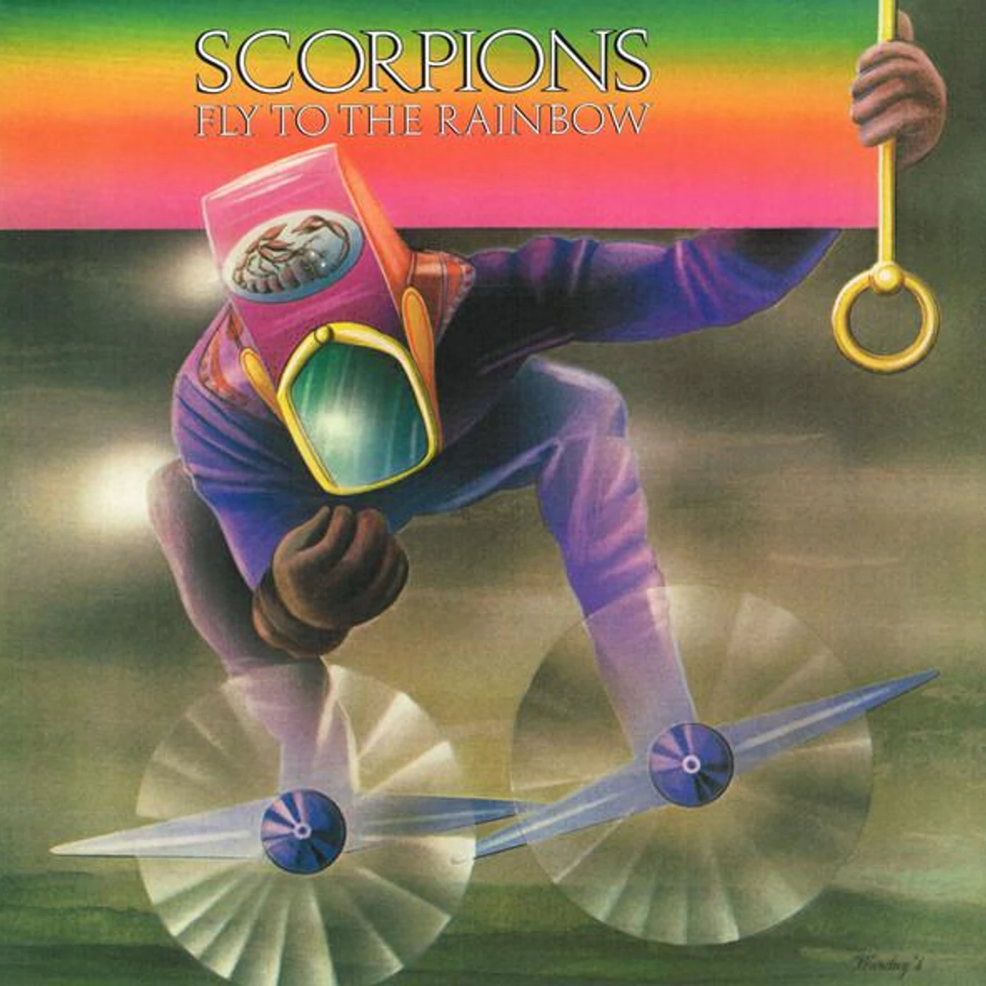 Scorpions FLY TO THE RAINBOW (180G/TRANSPARENT PURPLE VINYL) Vinyl Record