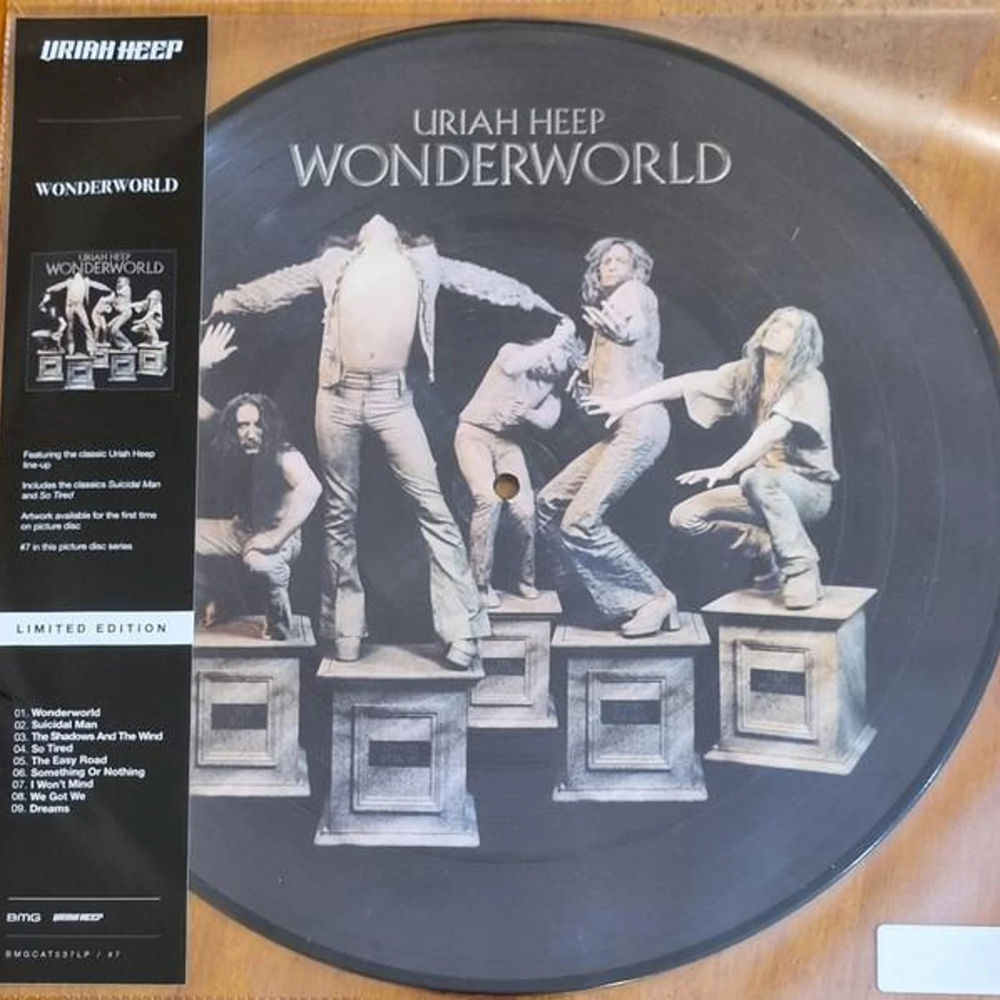 Uriah Heep WONDERWORLD Vinyl Record