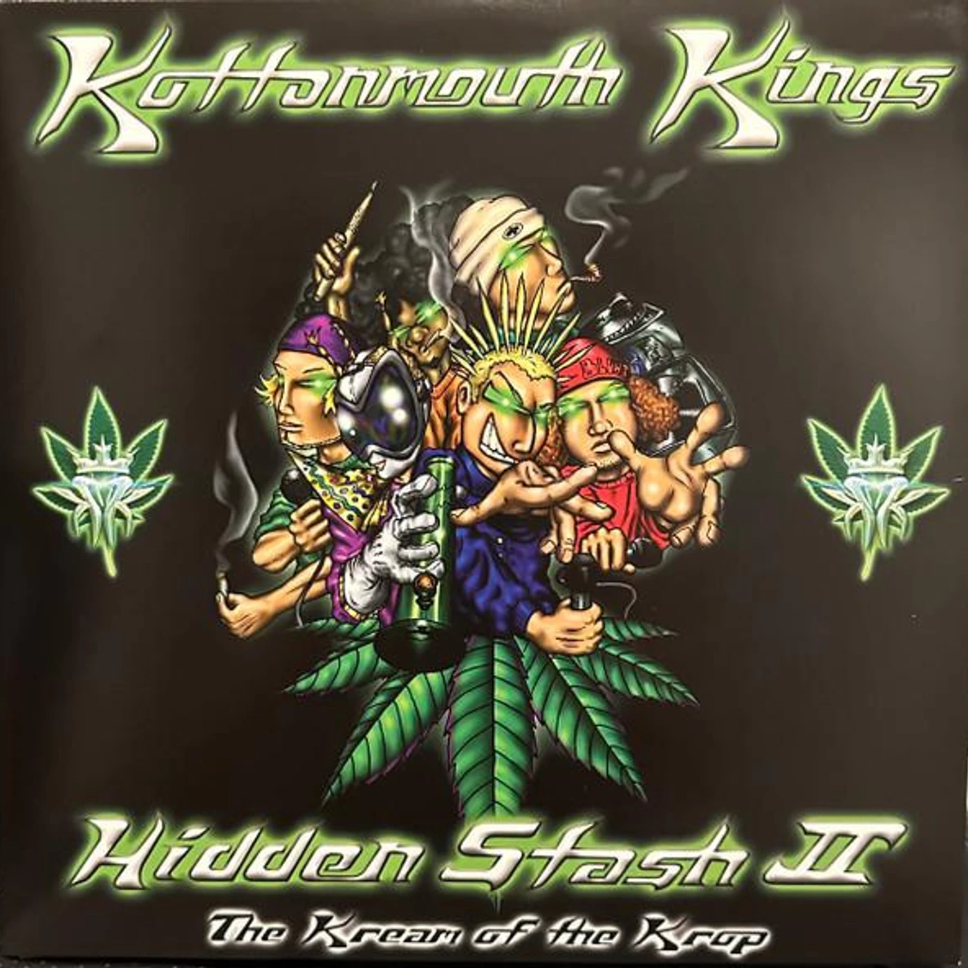 Kottonmouth Kings HIDDEN STASH II - THE KREAM OF THE KROP (SILVER VINYL) Vinyl Record