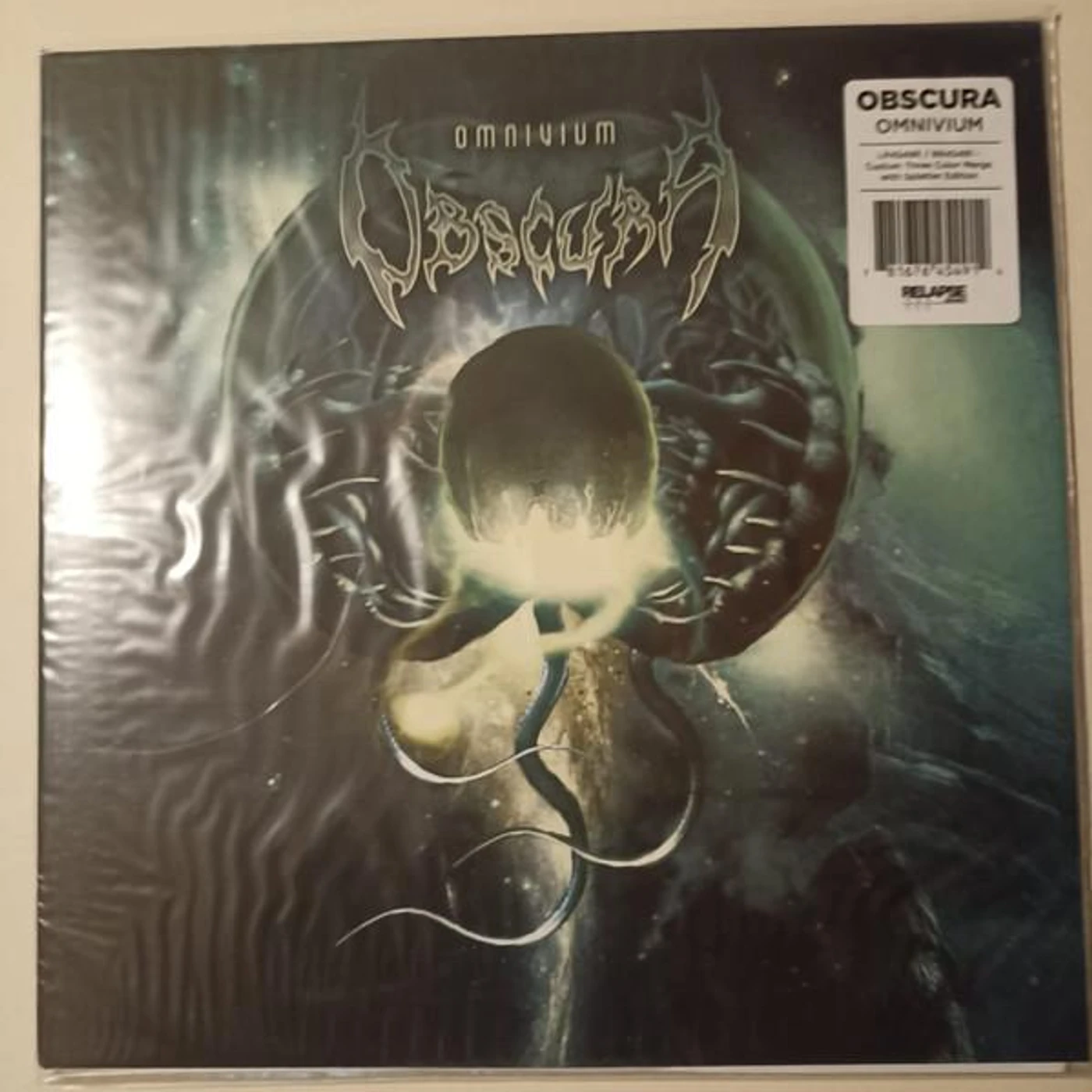 Obscura OMNIVIUM (TRI COLOR MERGE W/ SPLATTER VINYL/2LP) Vinyl Record