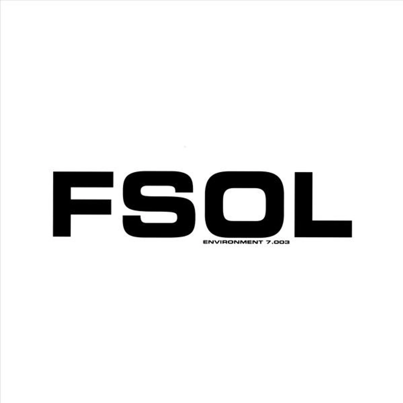 The Future Sound Of London ENVIRONMENT 7.003 Vinyl Record