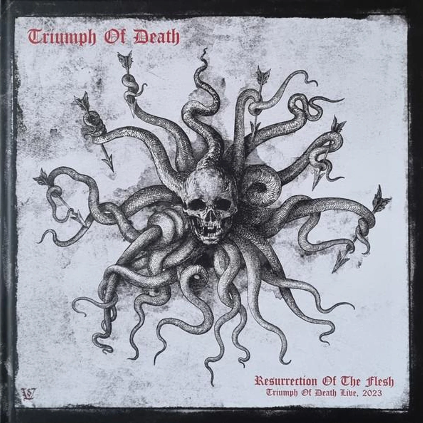 Triumph of Death RESURRECTION OF THE FLESH (RED VINYL/2LP/7INCH) Vinyl Record
