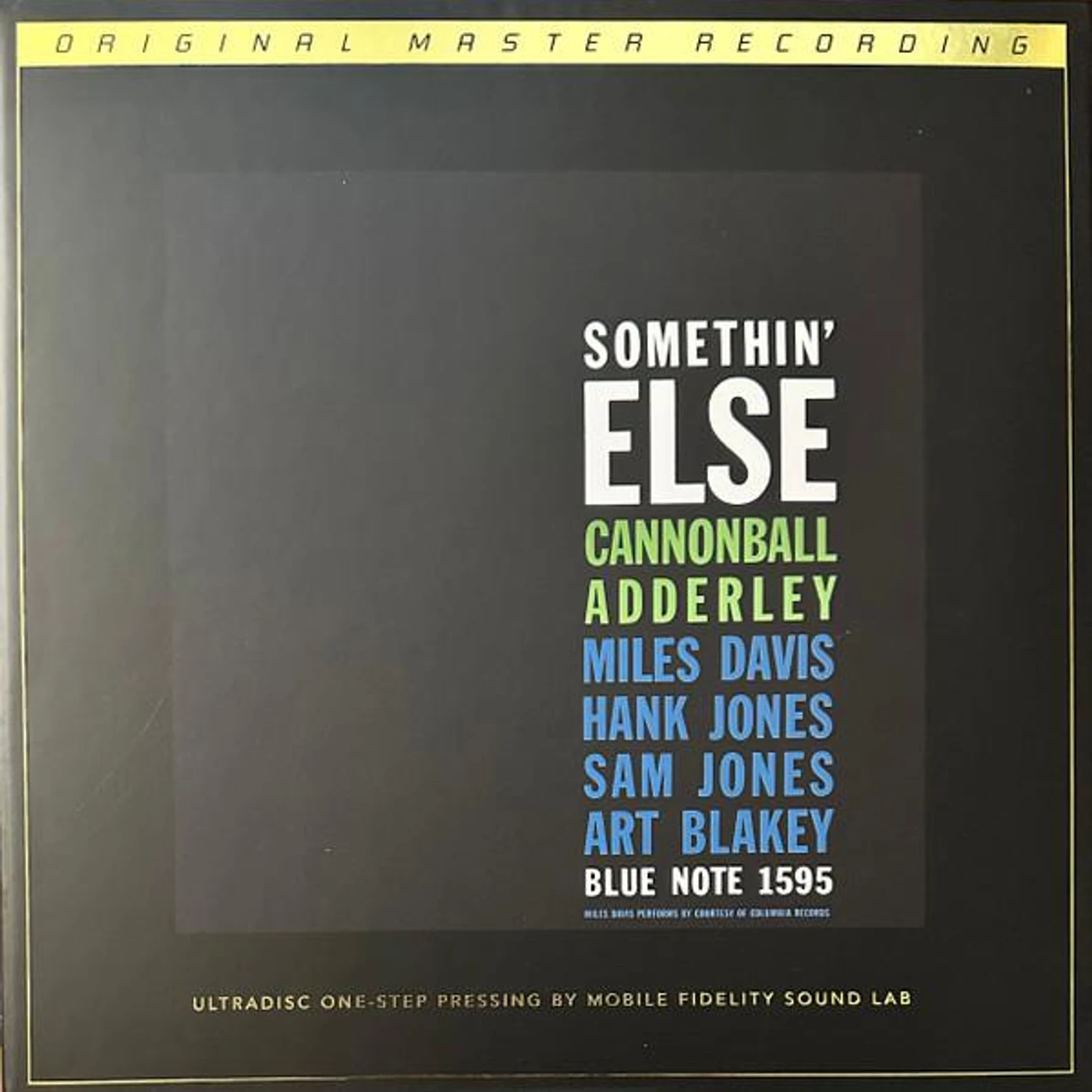 Cannonball Adderley SOMETHIN' ELSE (2LP/180G/45RPM SUPERVINYL ULTRADISC ONE-STEP/ORIGINAL MASTERS/LIMITED/NUMBERED) Vinyl Record