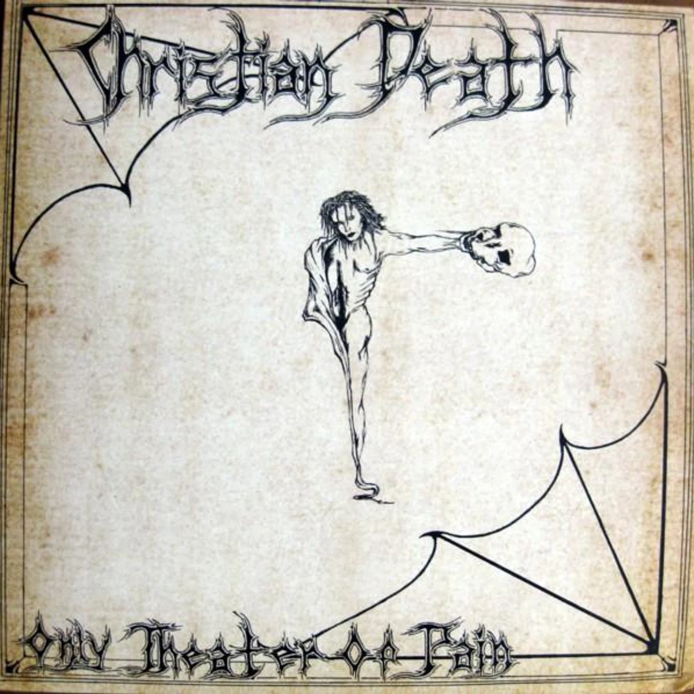 Christian Death ONLY THEATRE OF PAIN (RANDOM COLORED OR BLACK VINYL/REMASTERED/PARCHMENT COVER) Vinyl Record