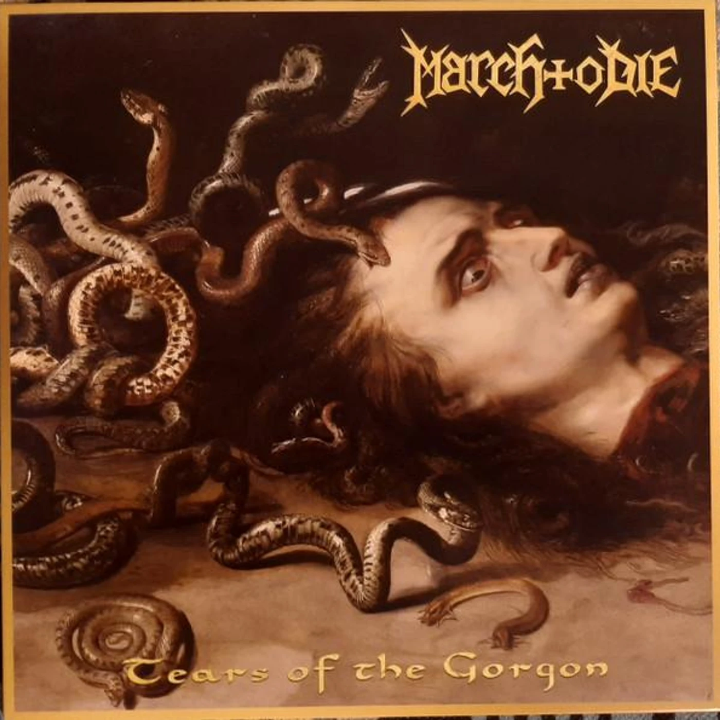 March To Die TEARS OF THE GORGON Vinyl Record