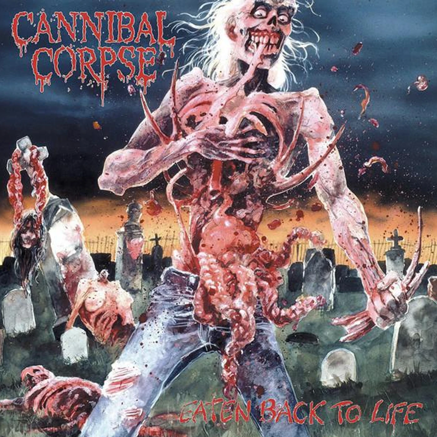 Cannibal Corpse EATEN BACK TO LIFE Vinyl Record