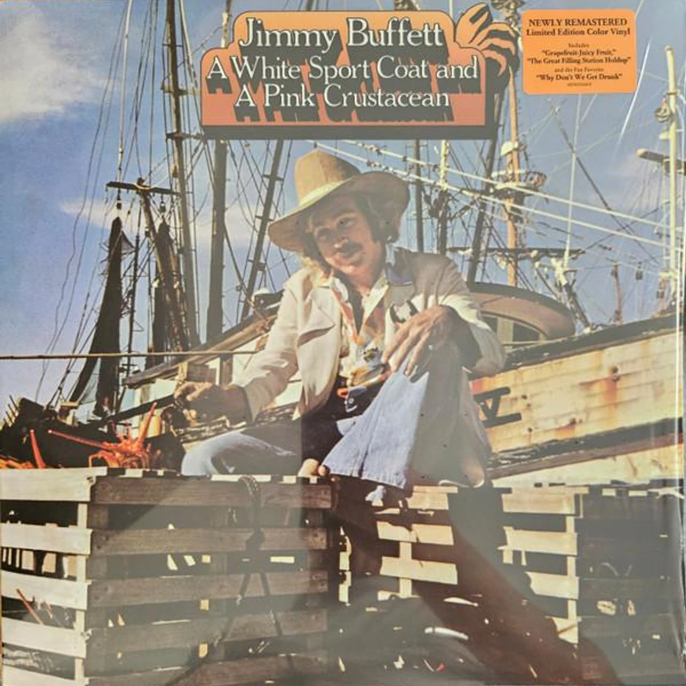 Jimmy Buffett WHITE SPORT COAT & A PINK CRUSTACEAN Vinyl Record