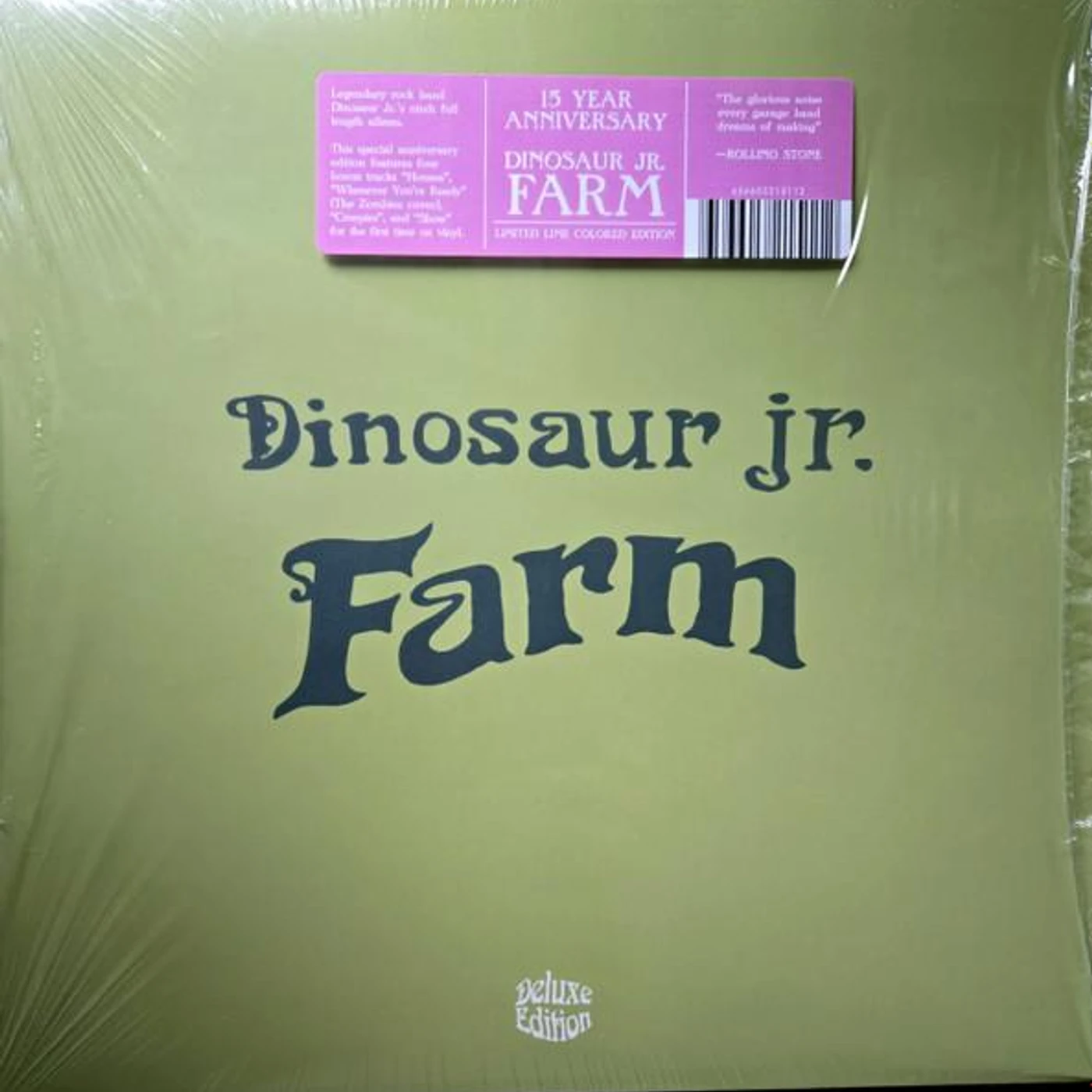 Dinosaur Jr. FARM (15TH ANNIVERSARY EDITION/LIME GREEN VINYL/2LP) Vinyl Record