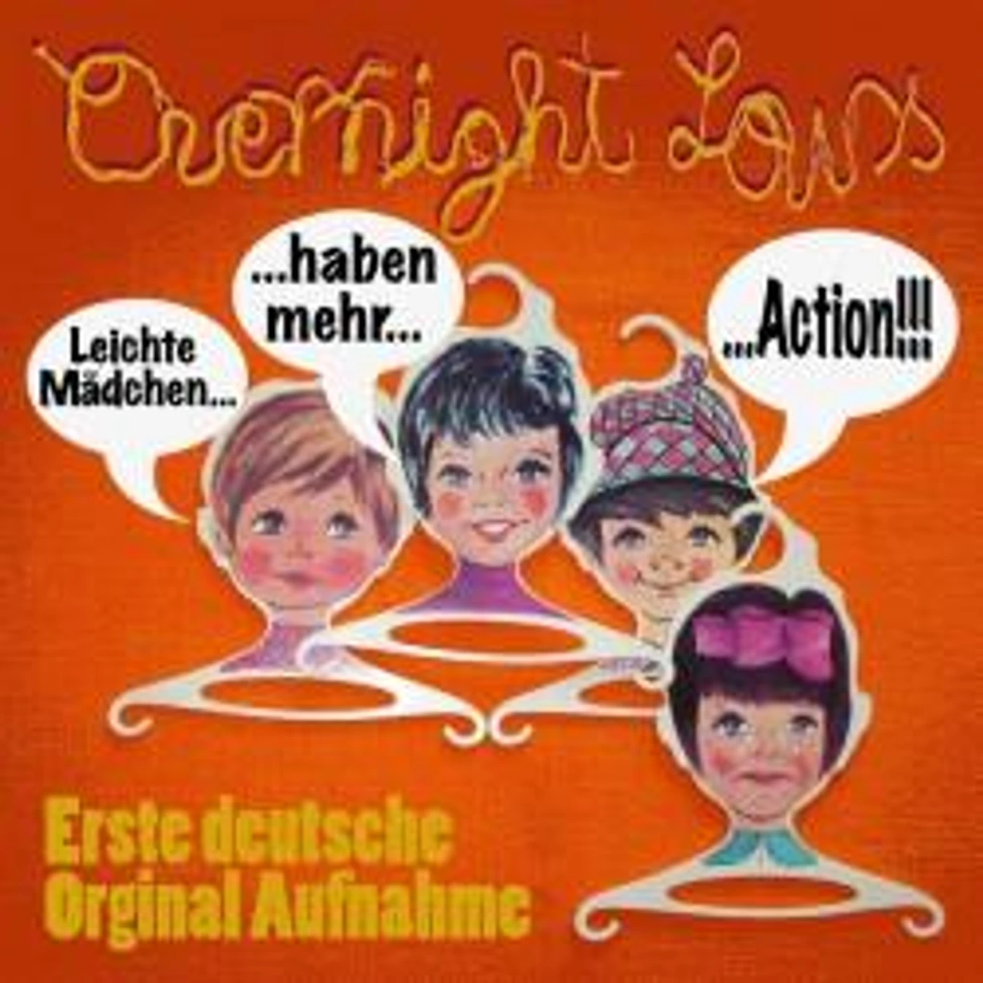 Overnight Lows LEICHTE MADCHEN HABEN MEHR ACTION Vinyl Record