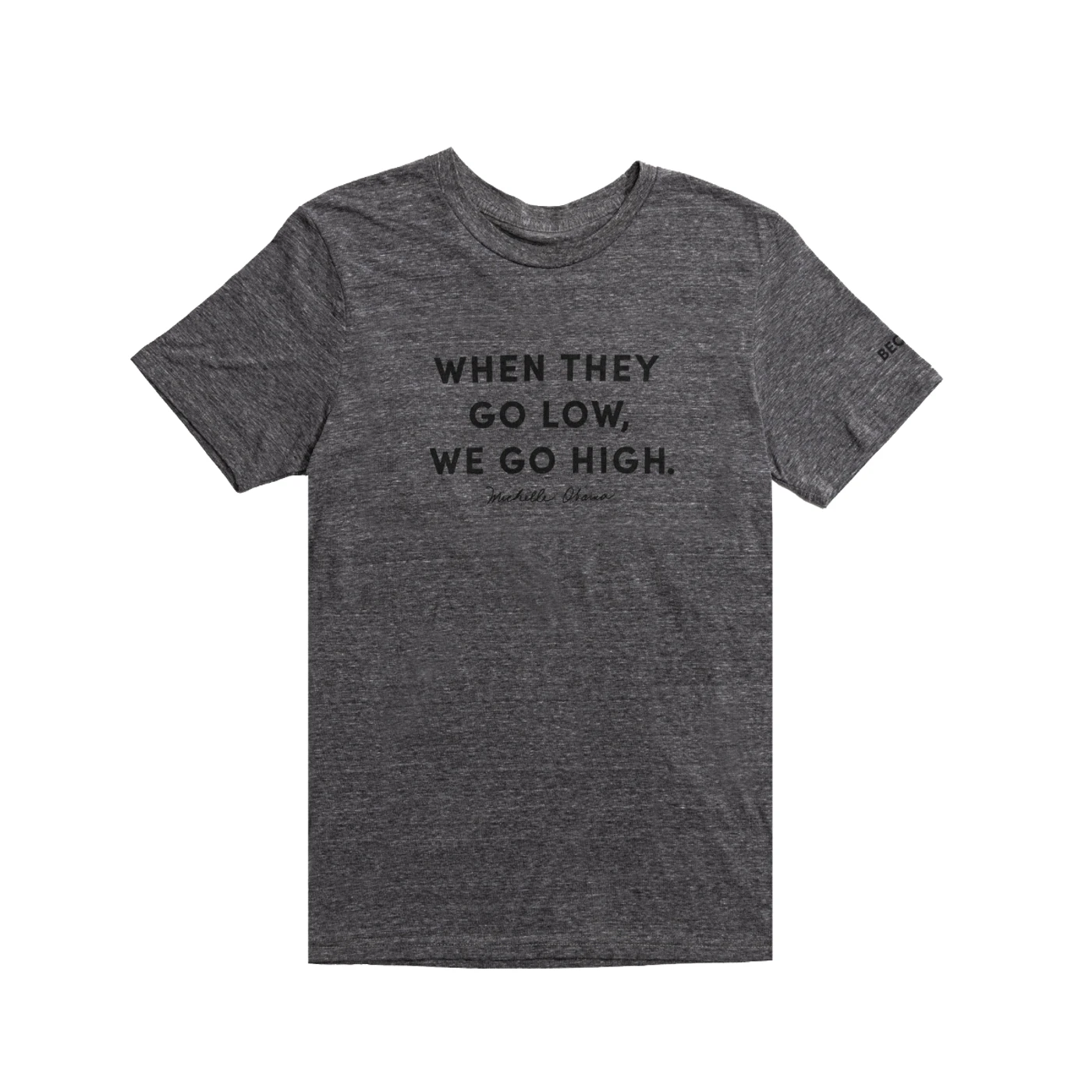 Michelle Obama Low, High Heather T-shirt