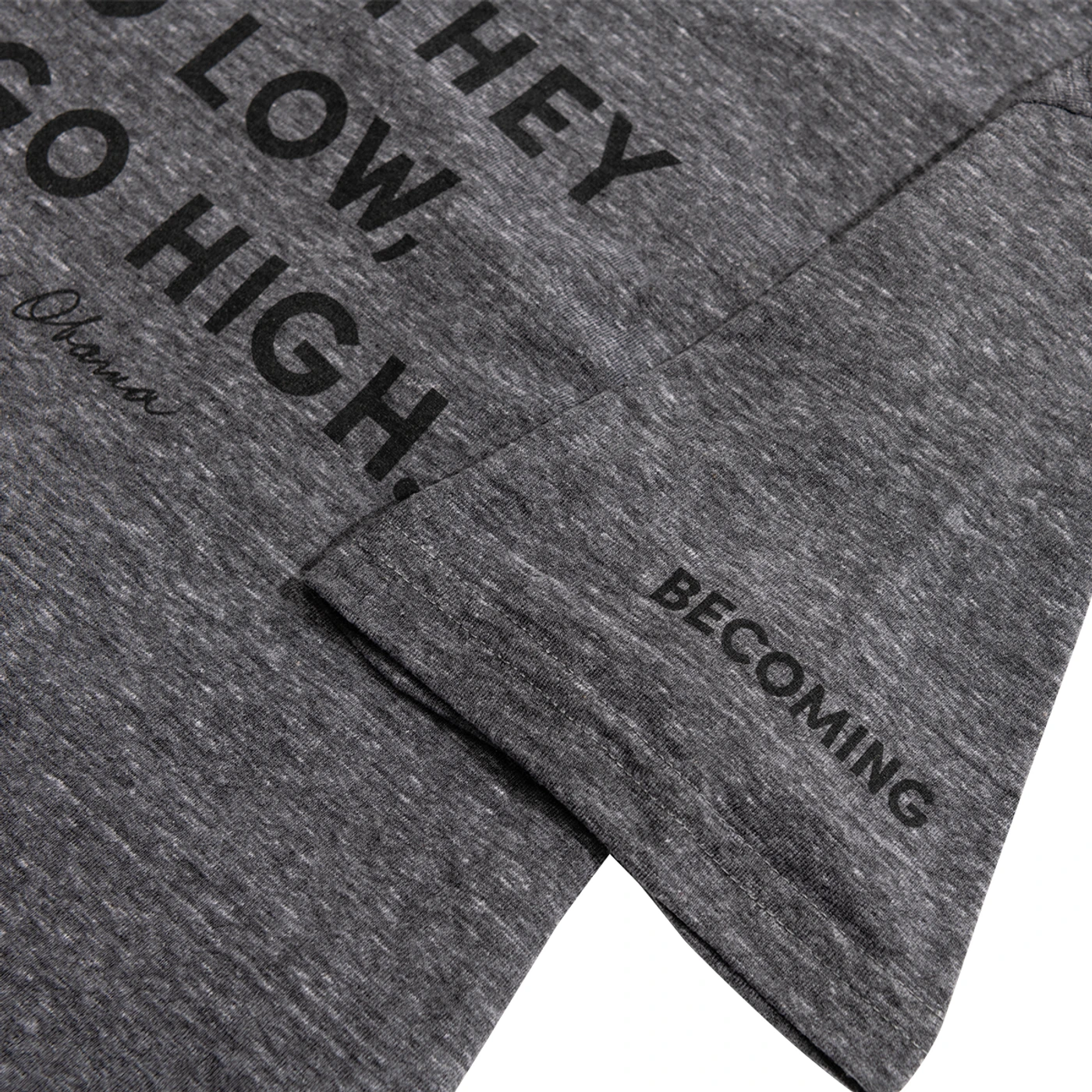Michelle Obama Low, High Heather T-shirt