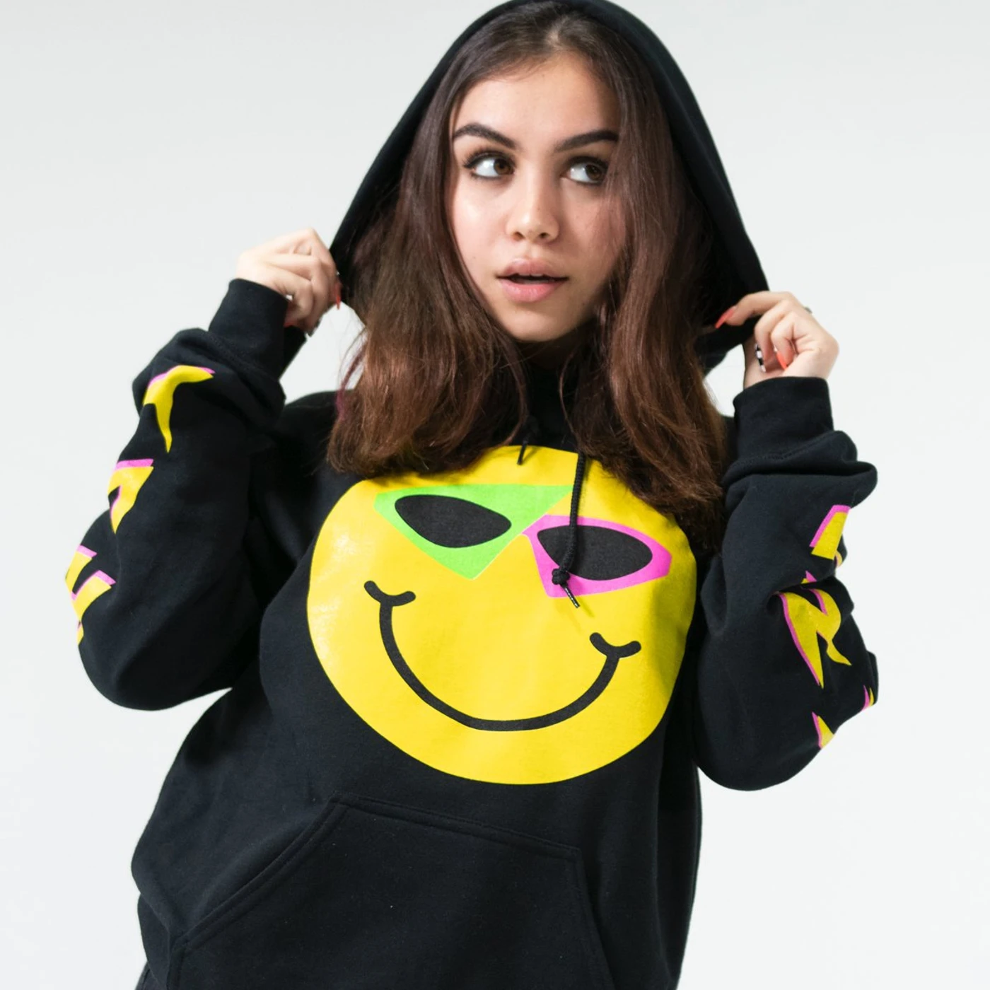 Roy Purdy Smiley Hoodie Black
