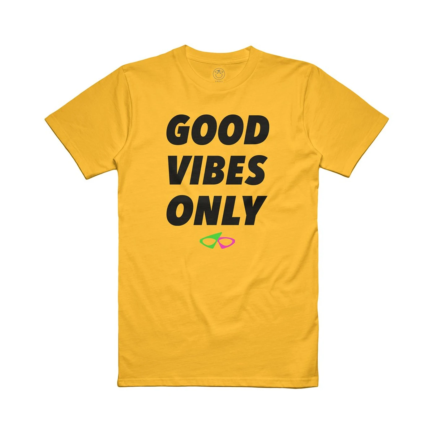 Roy Purdy Good Vibes Only Tee Yellow