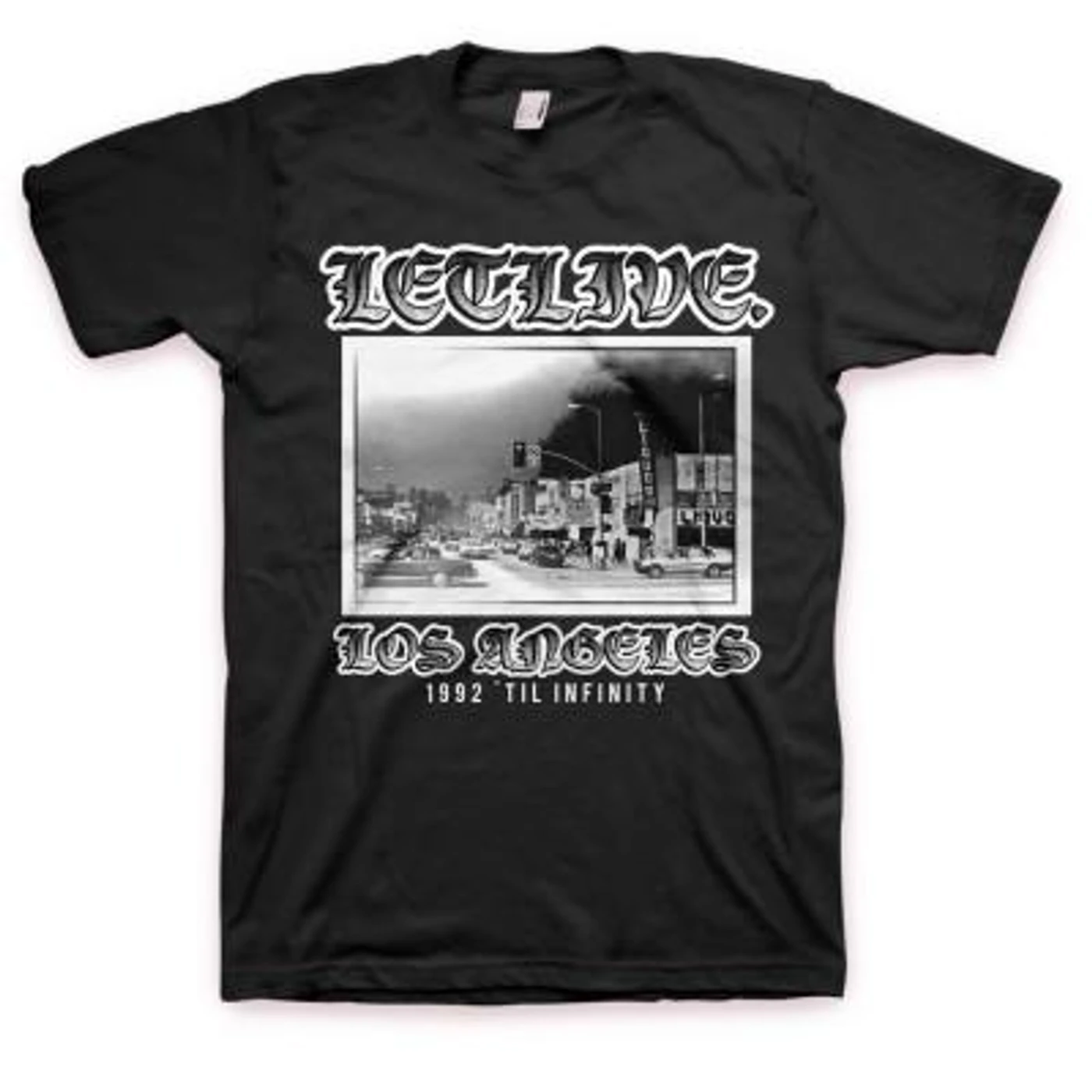 letlive. LA is Burning T-shirt (Black)
