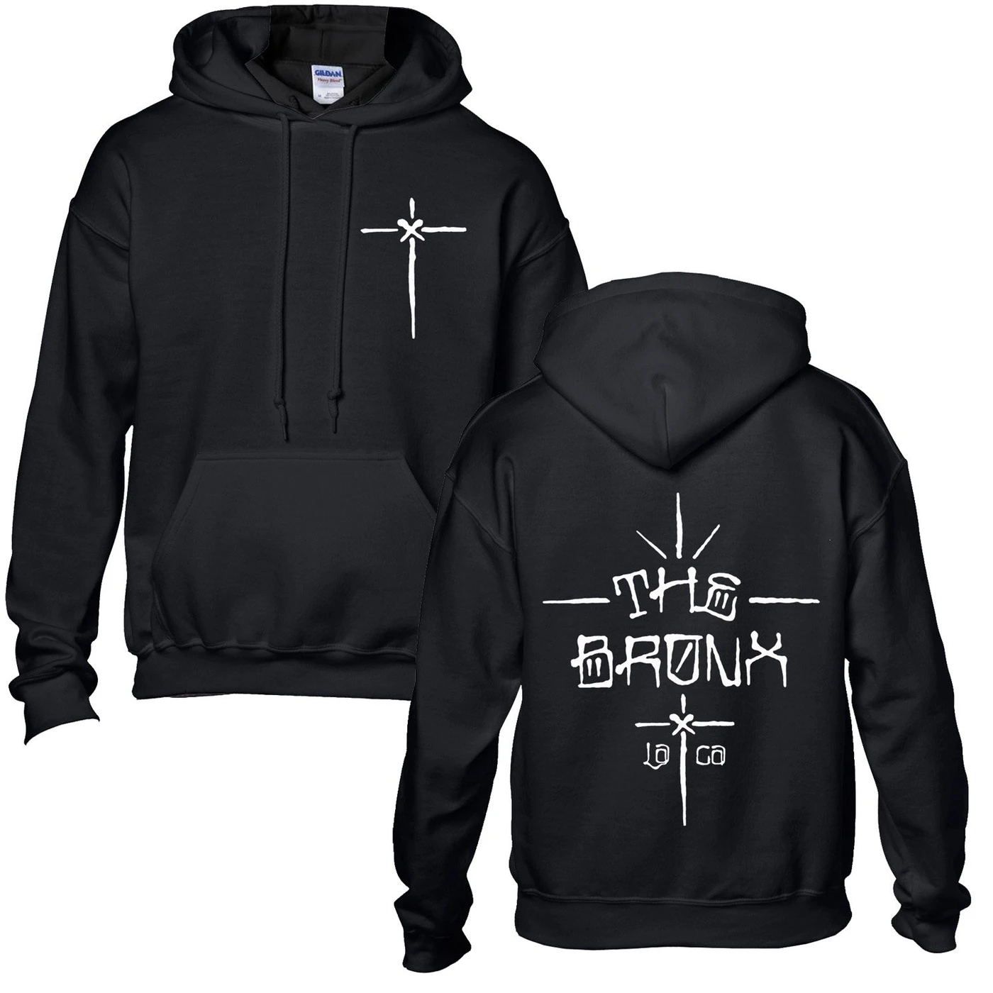 Bronx Graf Logo Pullover Hoodie (Black)