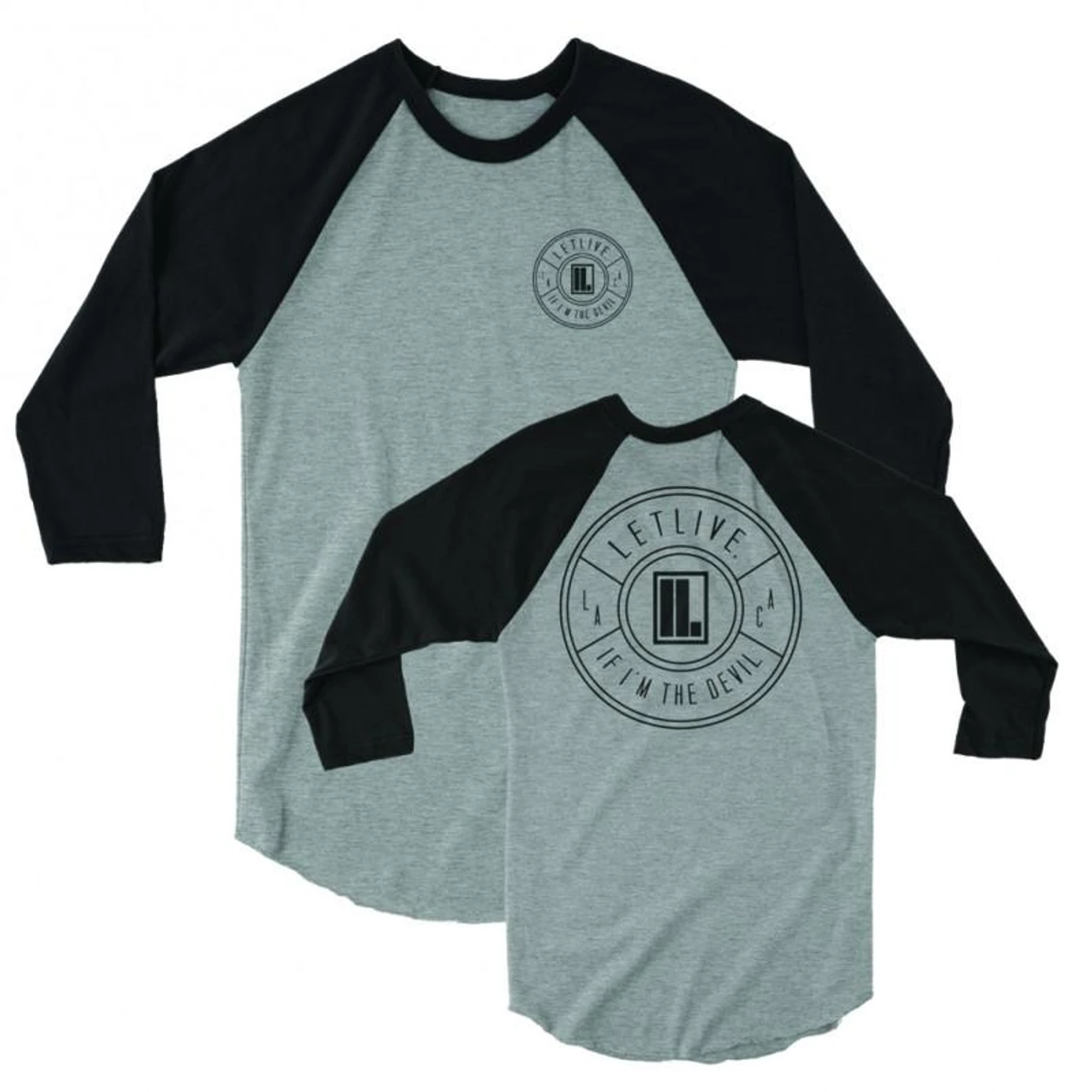 letlive. Cycle Raglan (Black/Heather)