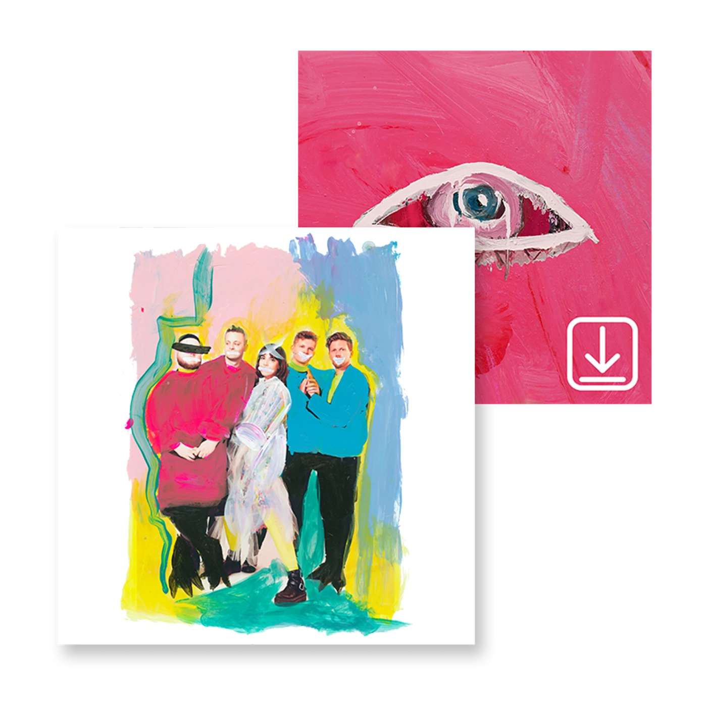 Of Monsters and Men FEVER DREAM - SIGNED GROUP LITHO + DIGITAL ALBUM