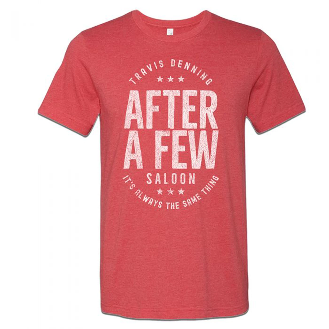 Travis Denning After A Few Logo Red T-Shirt