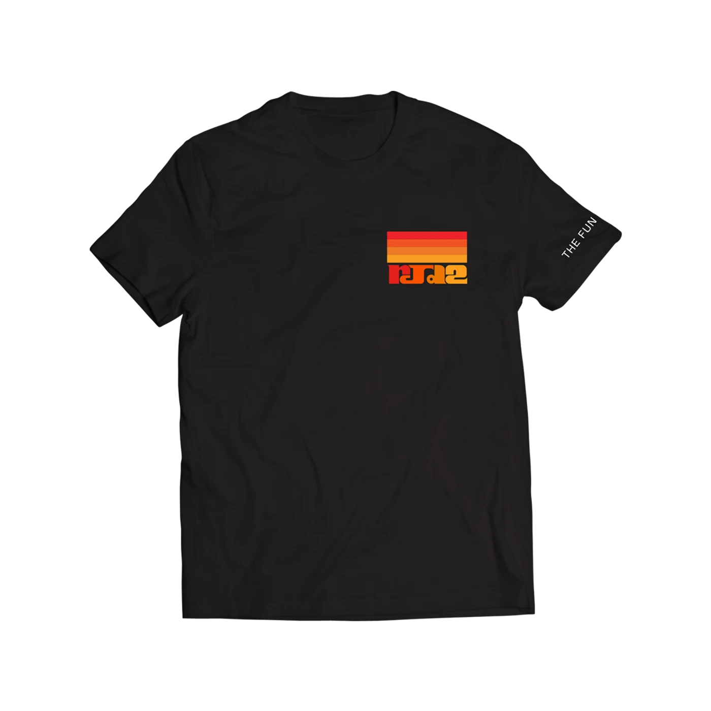 RJD2 The Fun Ones Striped Print T-Shirt + Digital Download