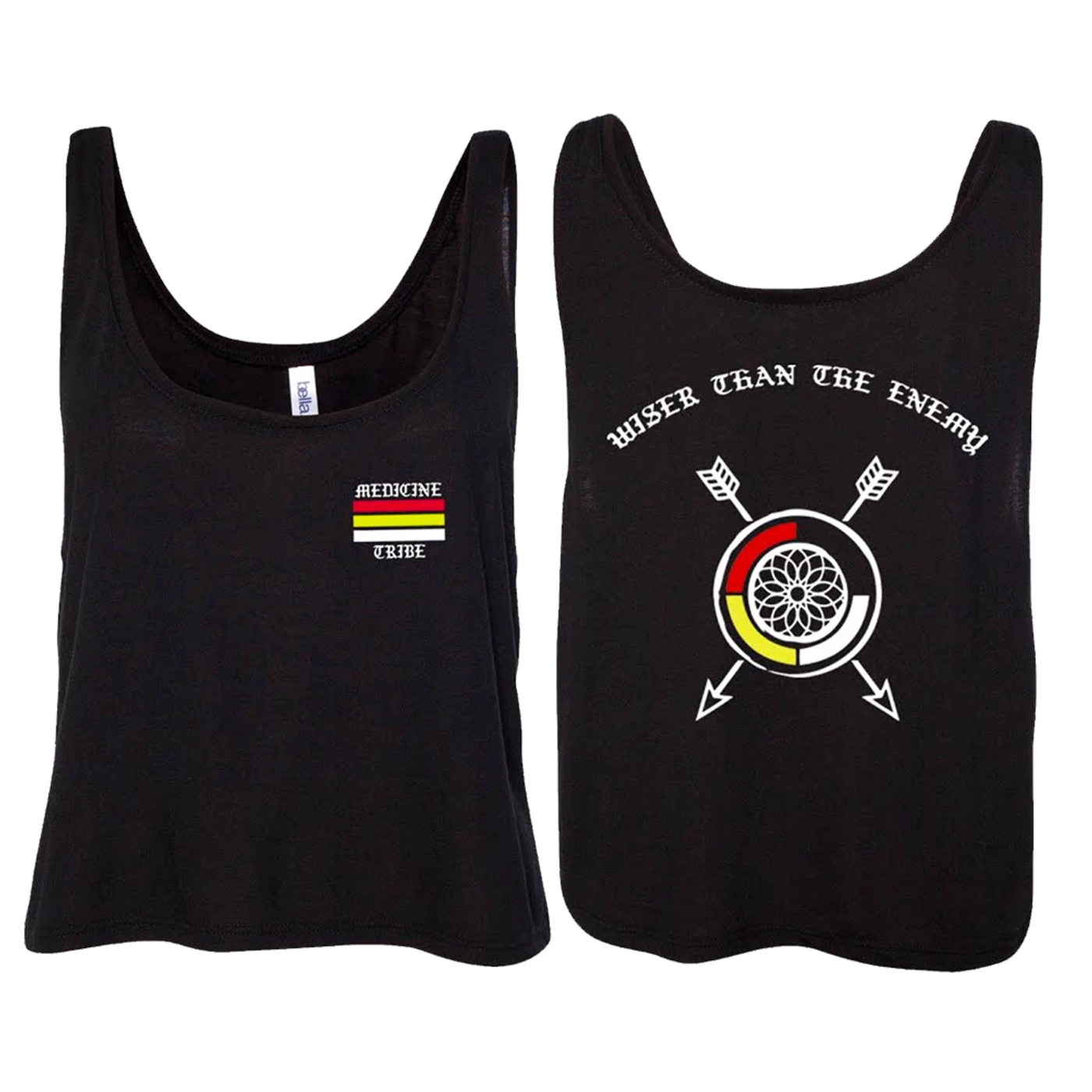 Nahko And Medicine For The People Wiser Ladies Cropped Tank
