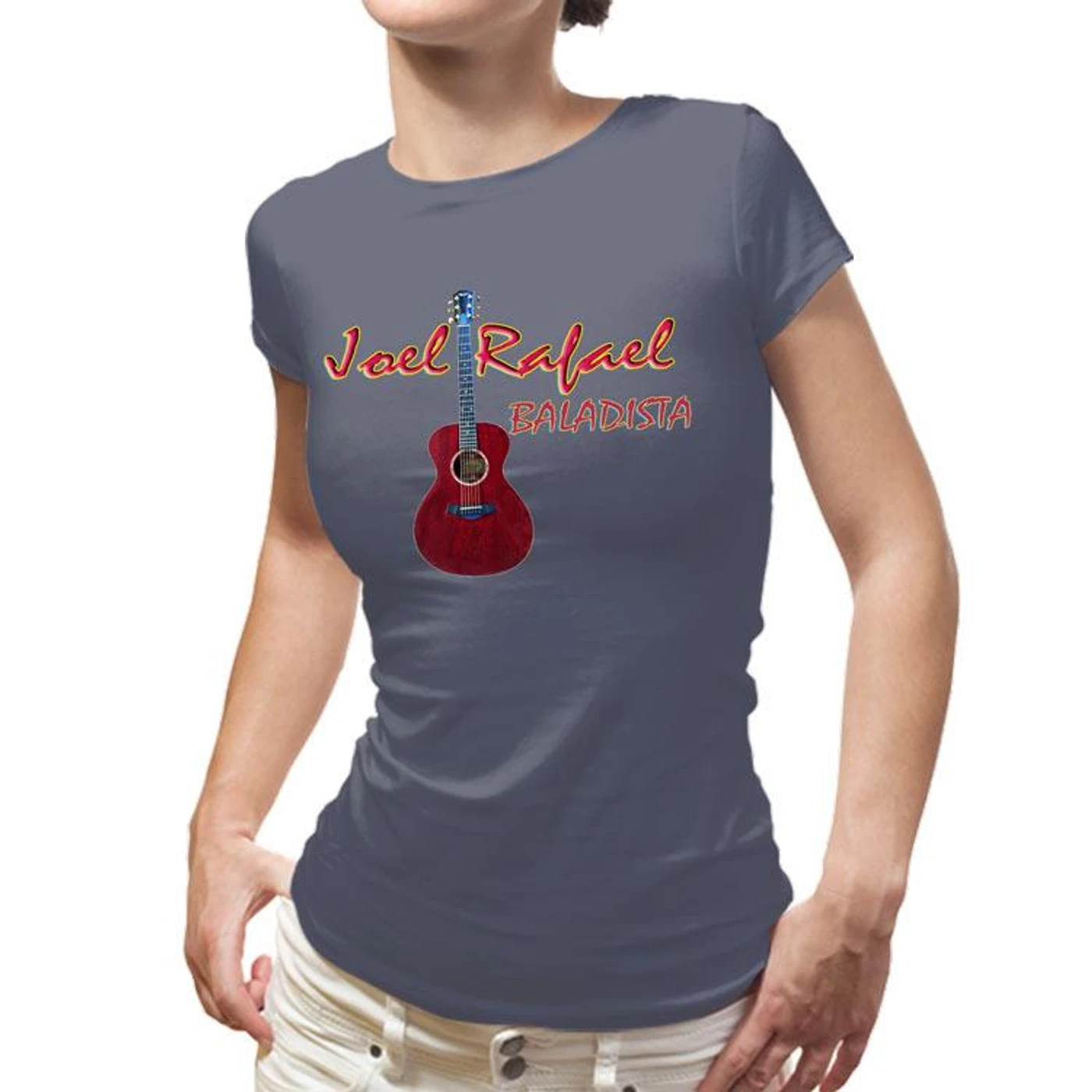 Joel Rafael - Ladies Guitar Shirt - Indigo