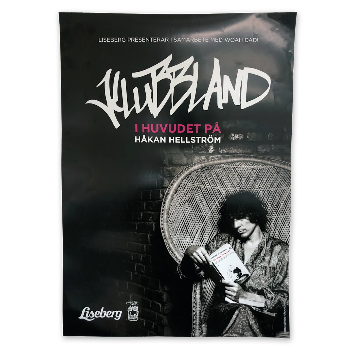 Håkan Hellström Utställningsaffisch från Liseberg