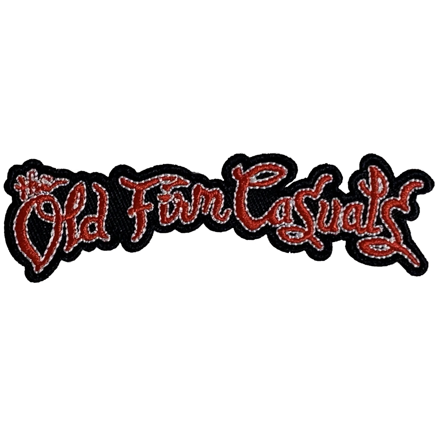 The Old Firm Casuals - Text Logo - Patch - Embroidered - 4" x 1.2"