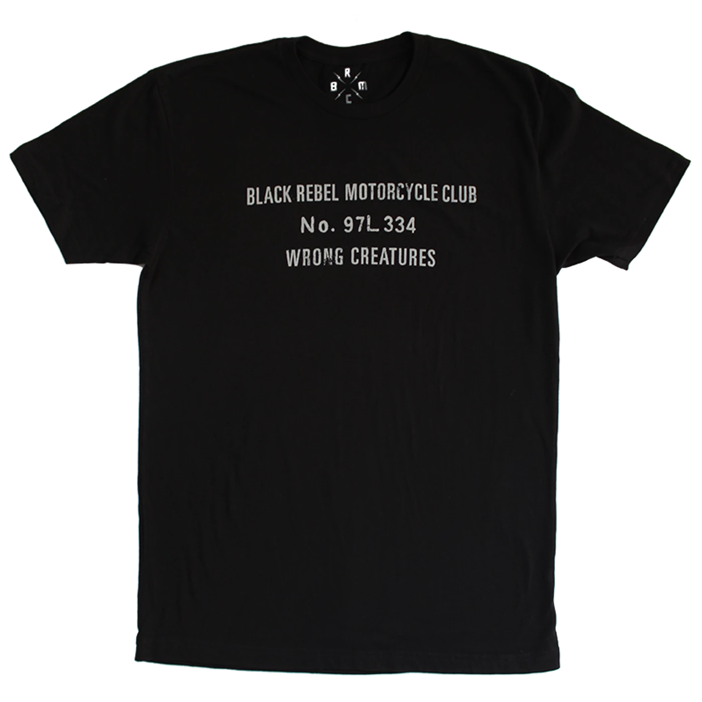Black Rebel Motorcycle Club B.R.M.C.® WRONG CREATURES MAY 2018 BLACK TOUR TEE