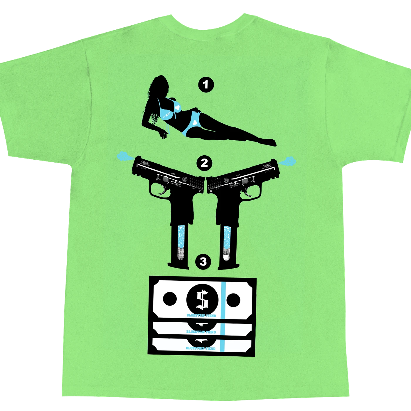 Lil Mosey Lime Green Tee
