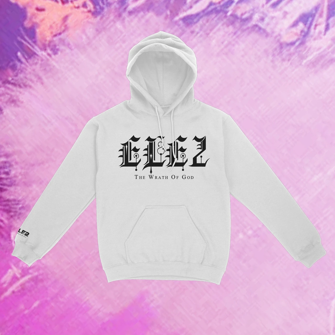 Busta Rhymes ELE2 Old English - White Hoodie