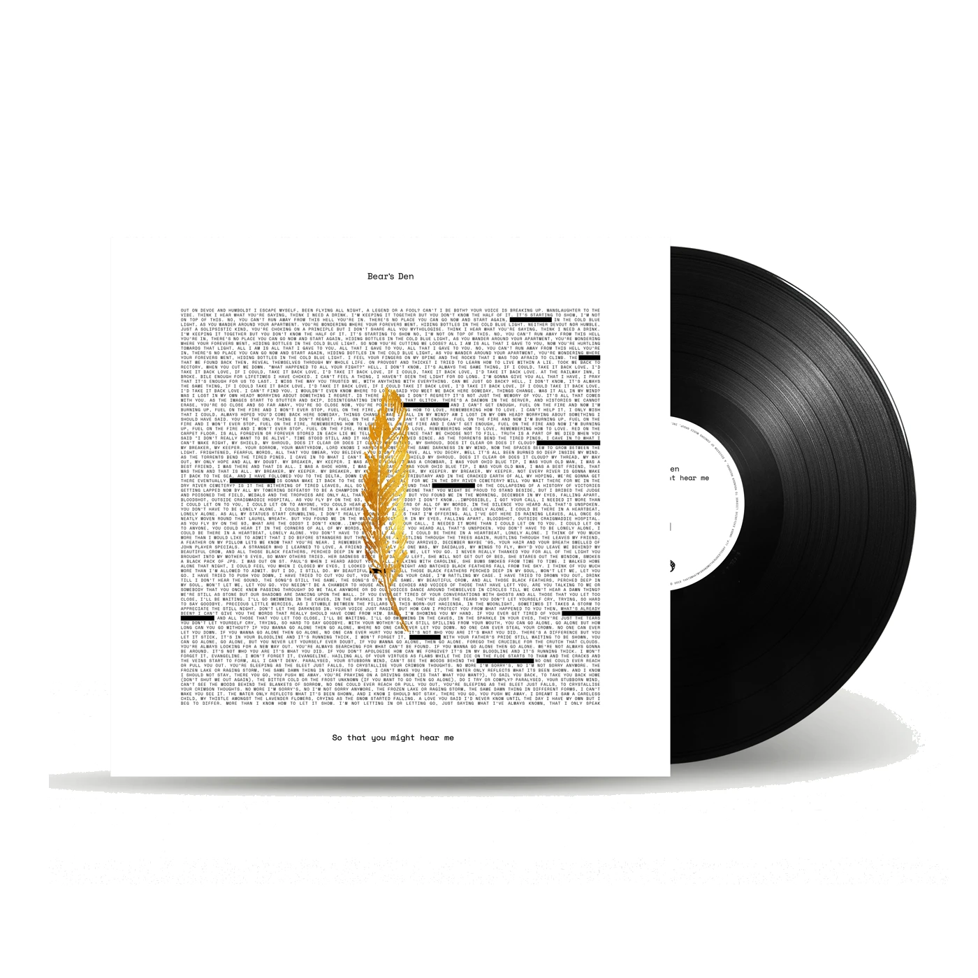 Bear's Den So That You Might Hear Me LP (Vinyl)