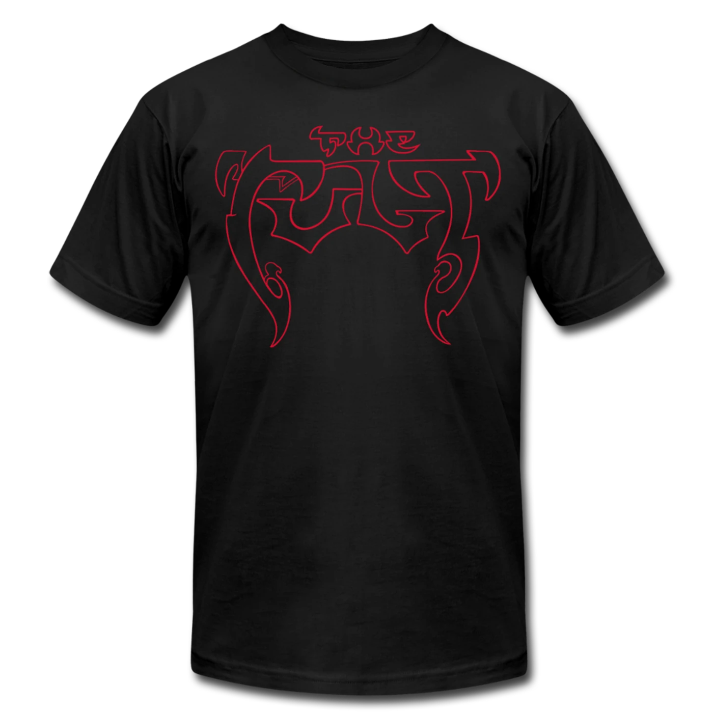 The Cult Black T, Electric Outline Logo