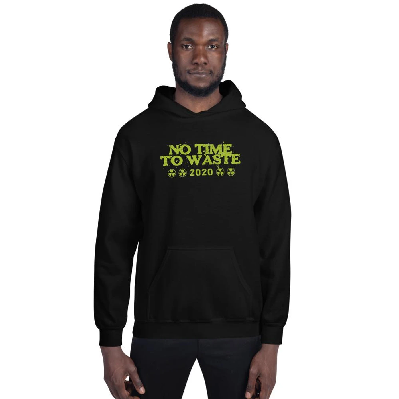 No Time To Waste N.T.T.W Front & Rear Toxic Unisex Hoodie