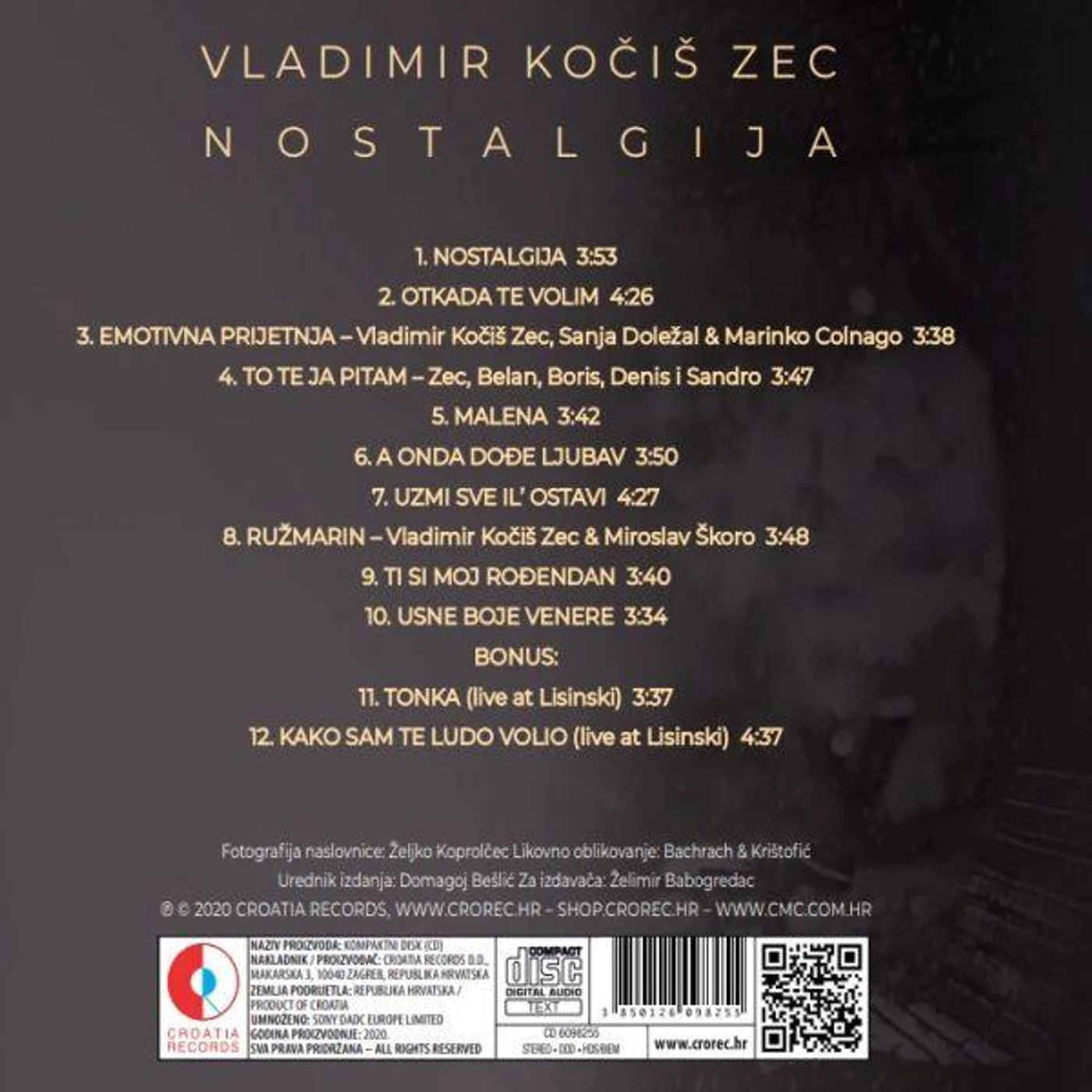 VLADIMIR KOČIŠ ZEC - NOSTALGIJA