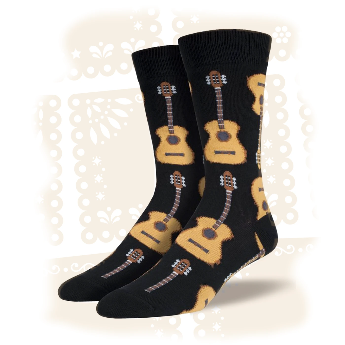 Mariachi Los Tecolotes Men's "Mariachi Guitar" Socks