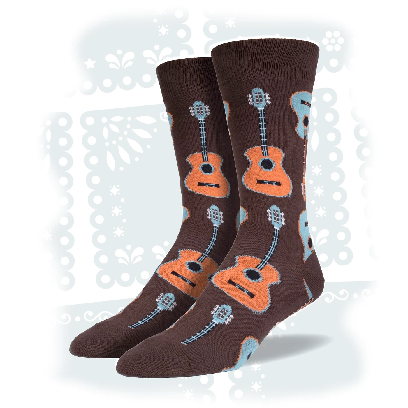 Mariachi Los Tecolotes Men's "Mariachi Guitar" Socks