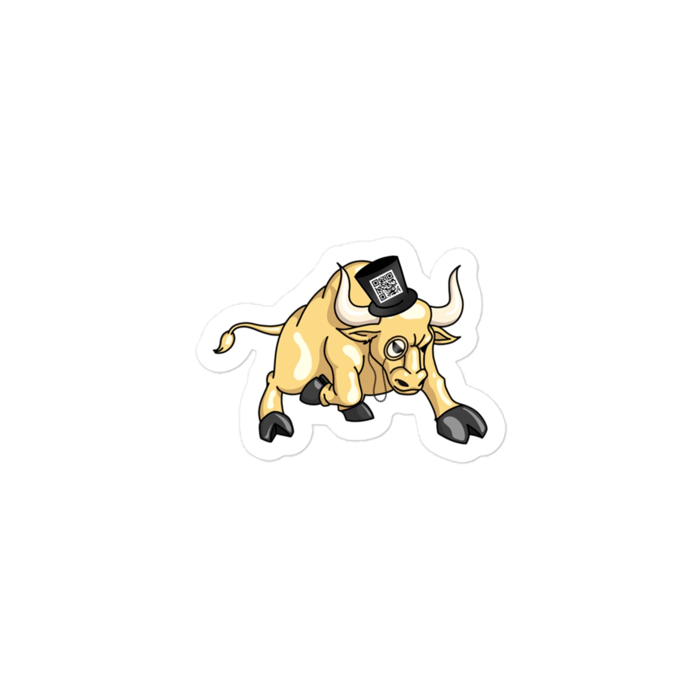chillpill "Guaranteez" Bull 3x3in Sticker