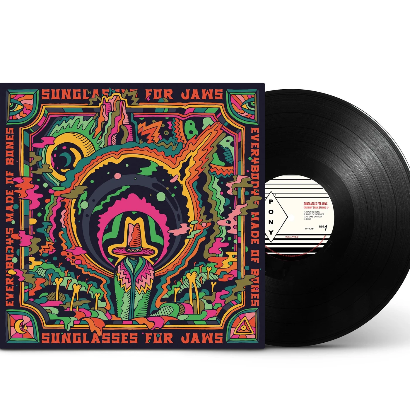 Sunglasses For Jaws - Everybody's Made Of Bones LP | Limited Edition Signed 12" Vinyl