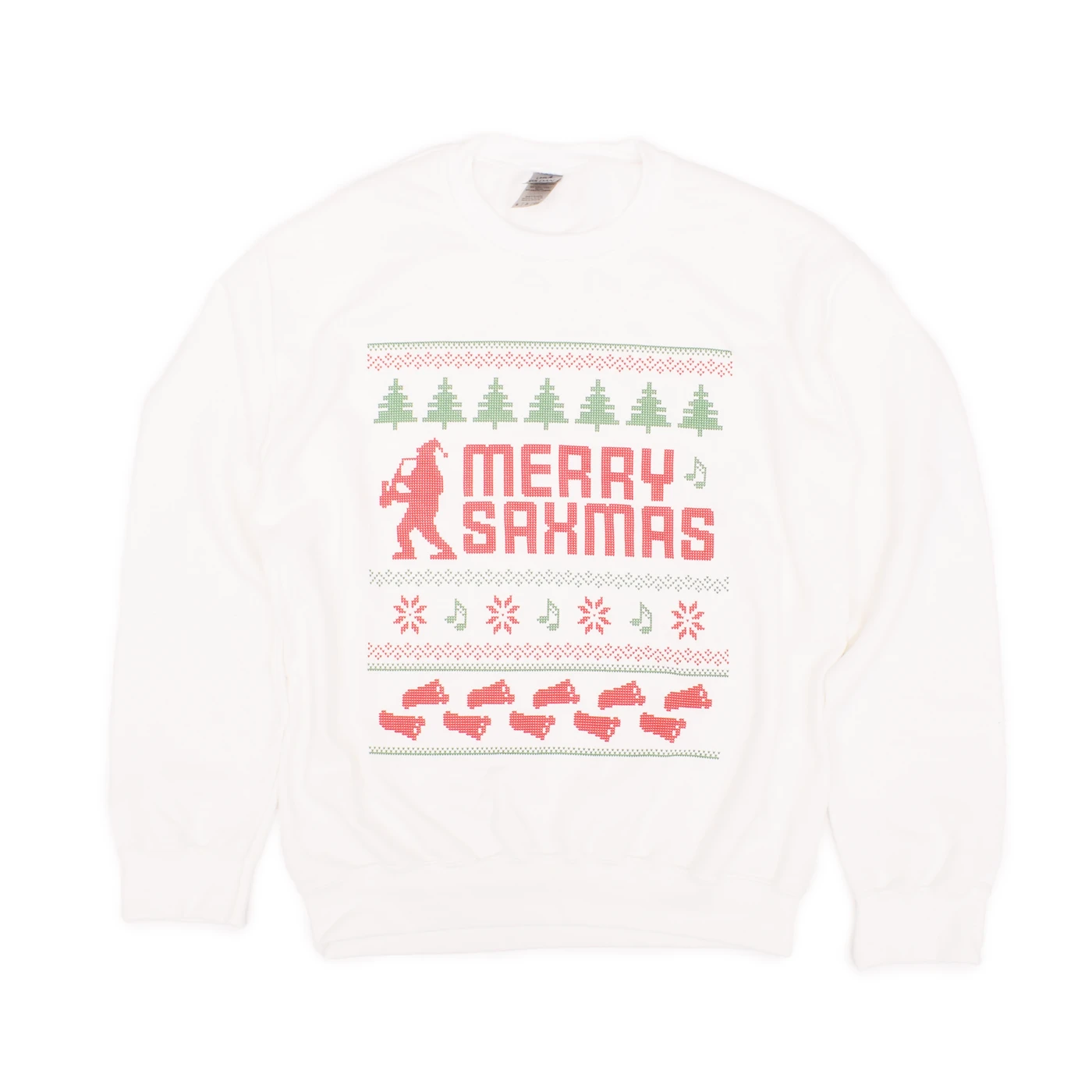 Saxsquatch Saxmas Sweater