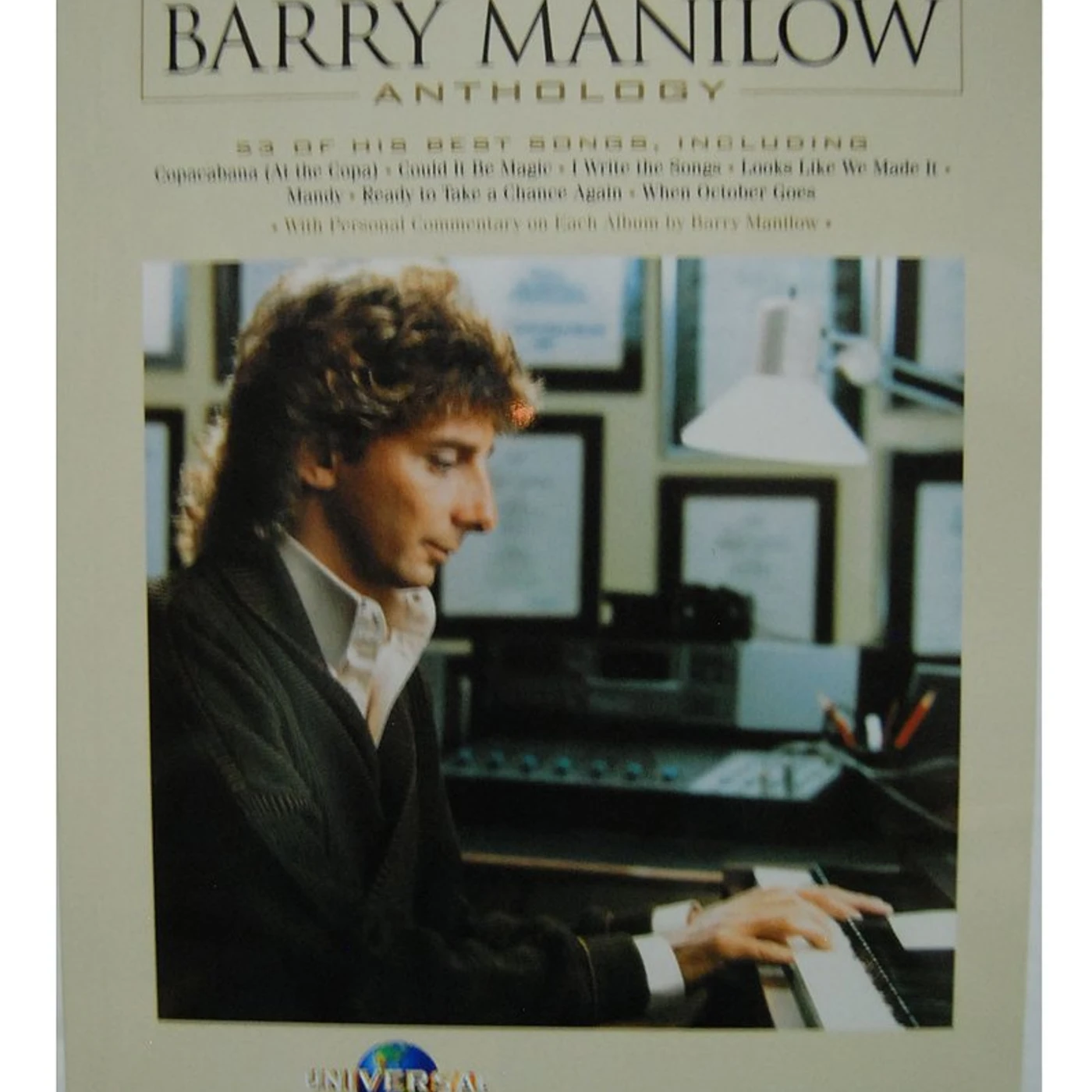 The Barry Manilow Anthology Music Book
