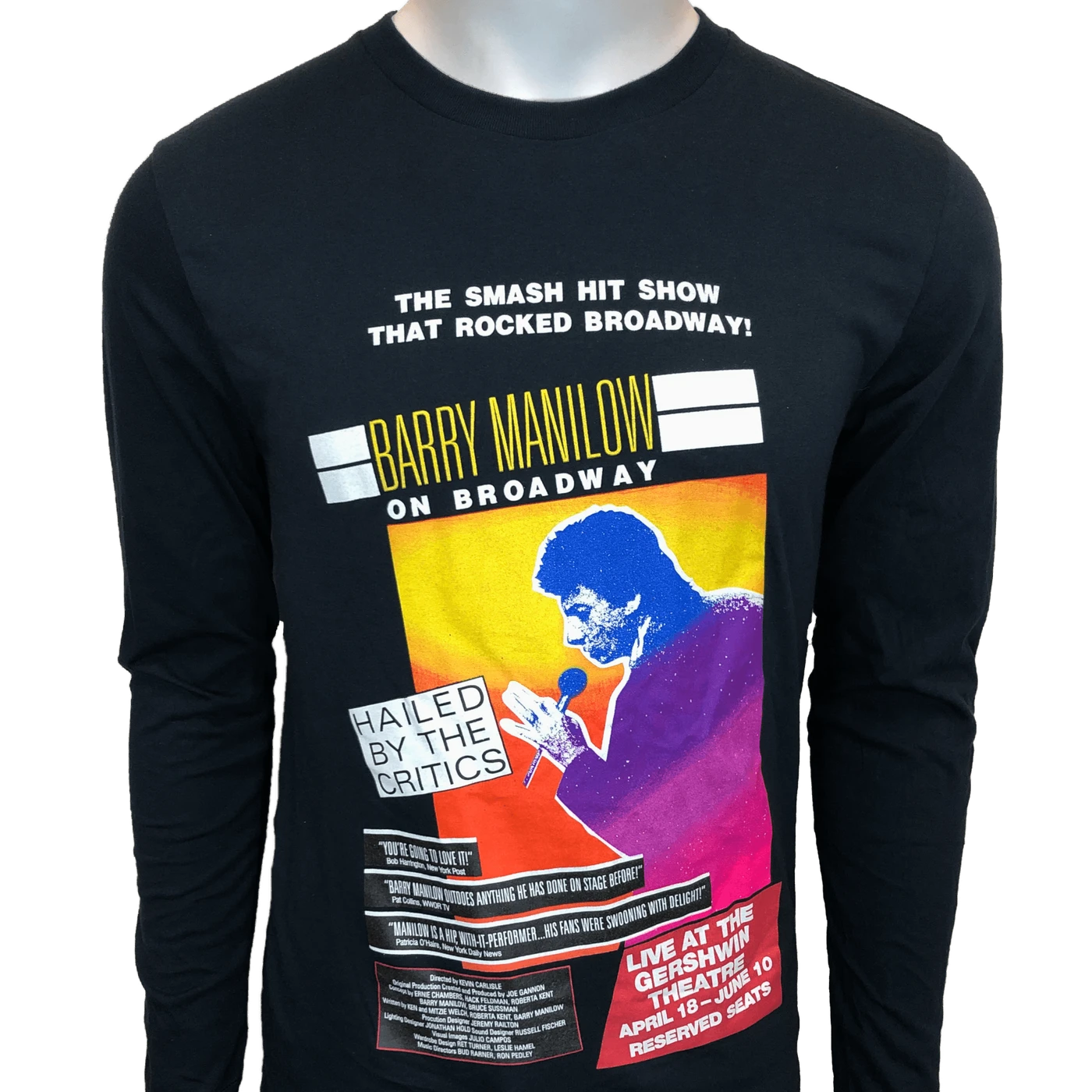 Barry Manilow MANILOW Broadway Retro Long Sleeve