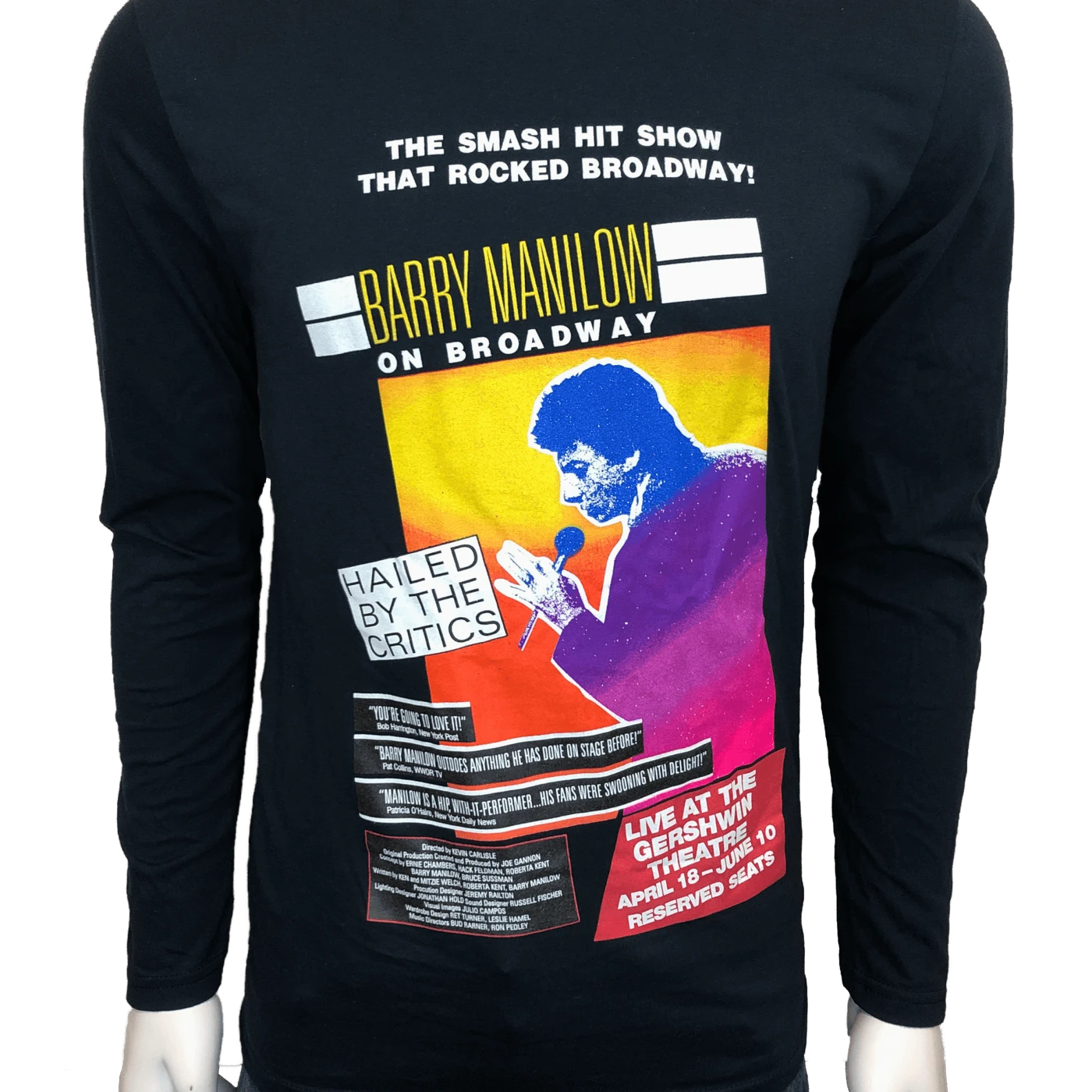 Barry Manilow MANILOW Broadway Retro Long Sleeve