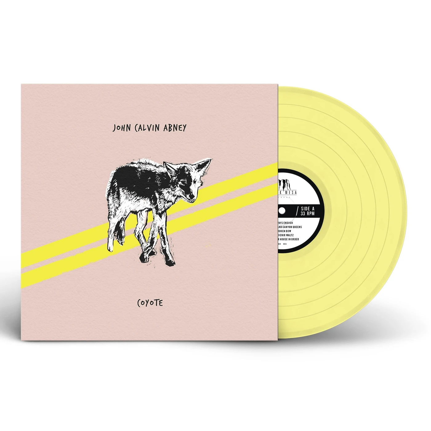 John Calvin Abney Coyote 12"LP (Yellow vinyl)