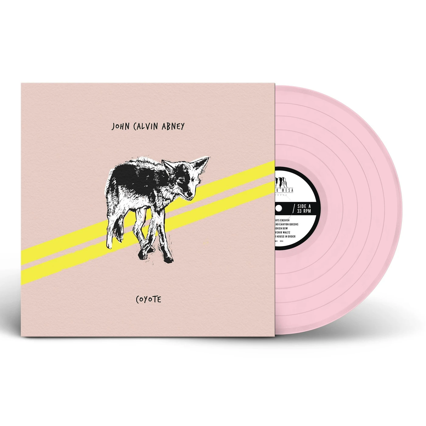 John Calvin Abney Coyote 12"LP (Pink vinyl)