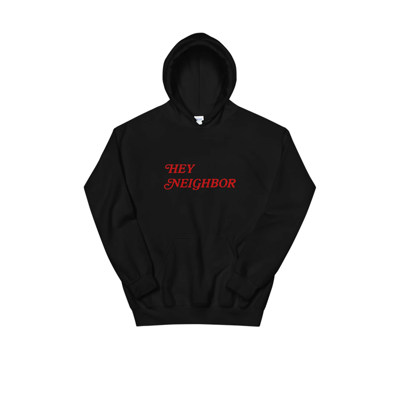 poutyface Hey Neighbor Black Hoodie