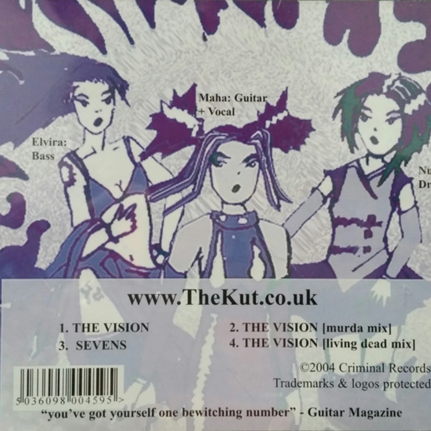 The Kut "The Vision" and "Sevens" CD Single