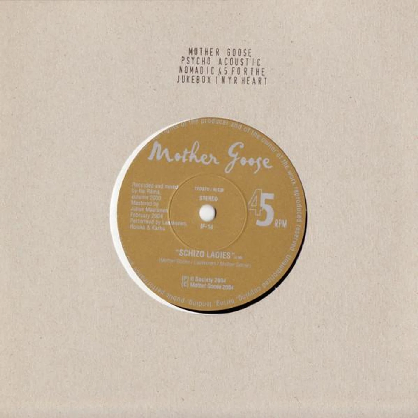 Mother Goose – Schizo Ladies / Rondo Fennoscandia 7"
