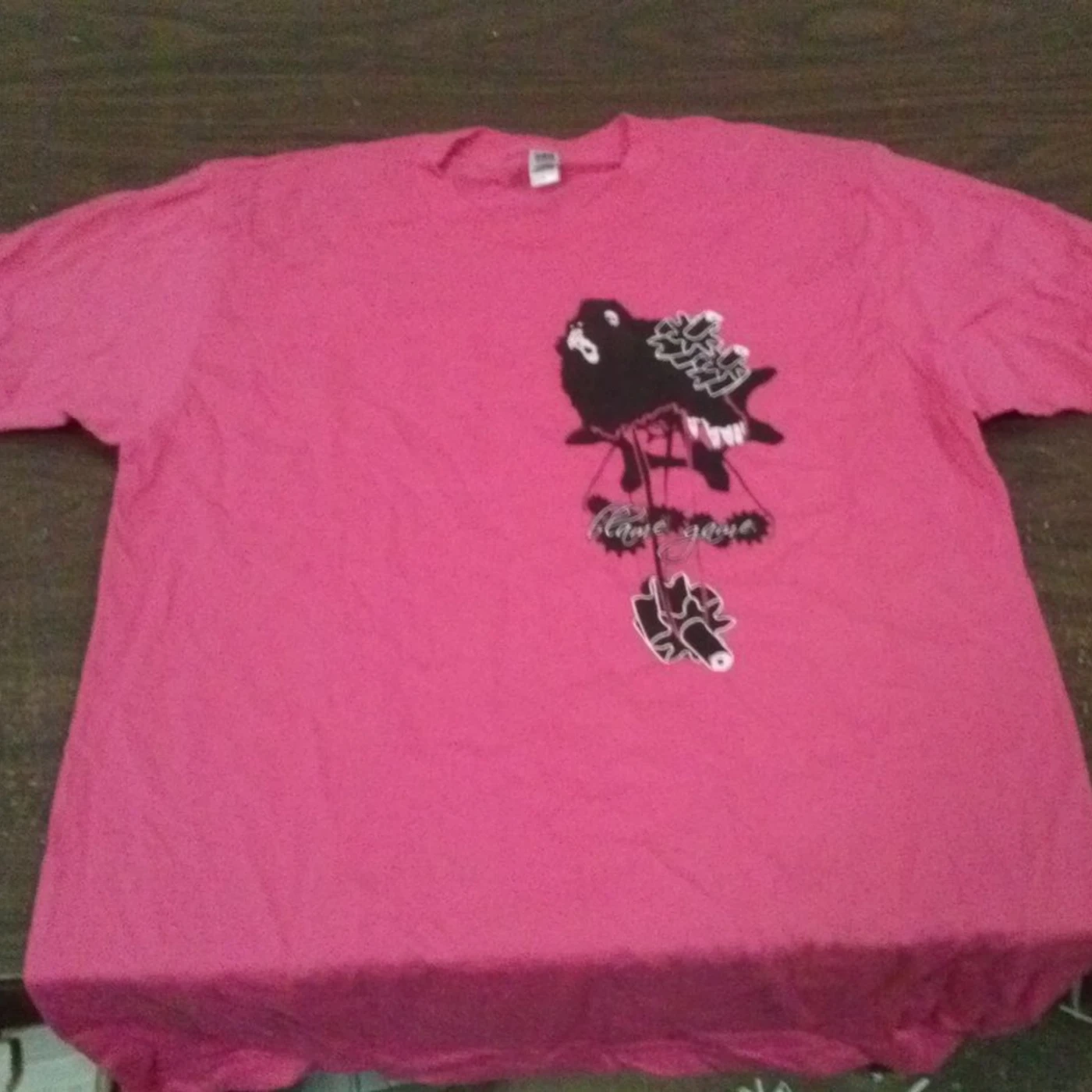 Blame Game - Pink - X Large Womens T-Shirt